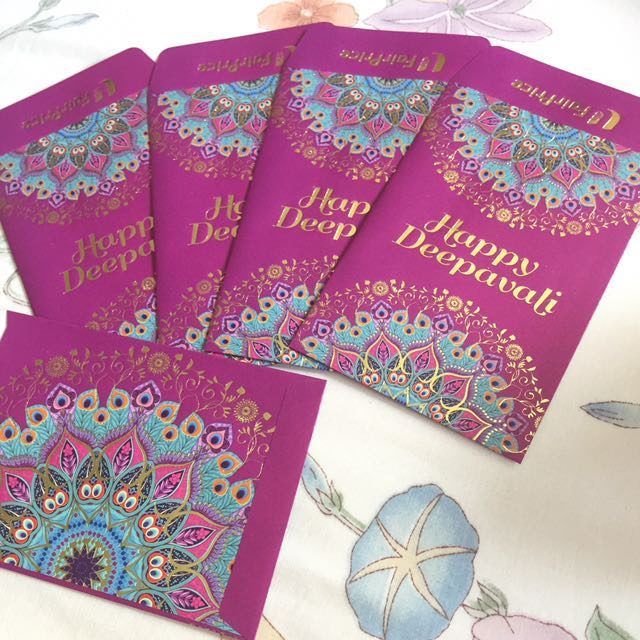 Fig. 7. Happy Deepavali Angpow Red Packet angbao - [Caroussel](https://www.carousell.sg/p/fairprice-happy-deepavali-angpow-red-packet-angbao-132036440/)