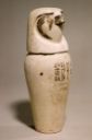Fig. 3 - Falcon-headed canopic jar - The British Museum - [EA 9550](https://www.britishmuseum.org/collection/object/Y_EA9550) 