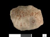 Fig. 6 – Ostracon with workmen’s marks – Musée du Louvre, Paris – [E 32940](https://collections.louvre.fr/ark:/53355/cl010051549)