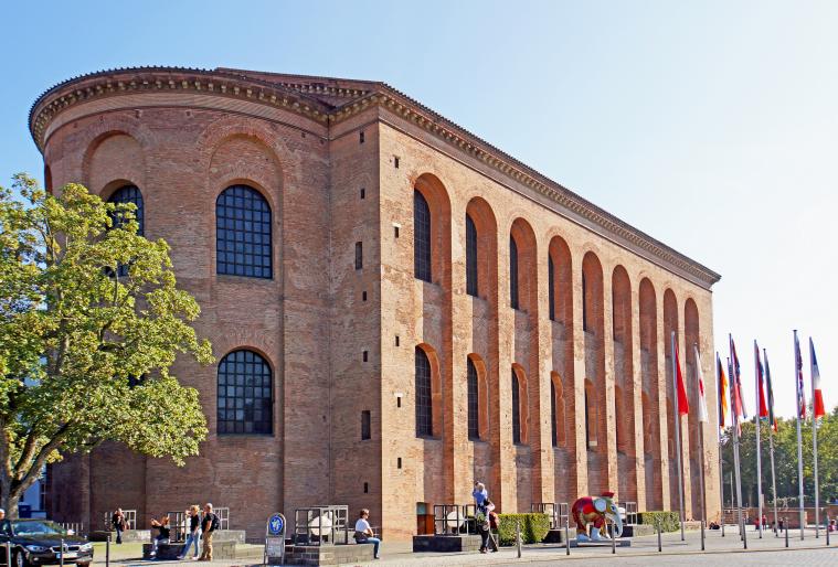 Basilica of Constantine, Trier [Wikimedia Commons](https://commons.wikimedia.org/wiki/File:Germany-5280_-_Basilica_of_Constantine_(12967532743).jpg )