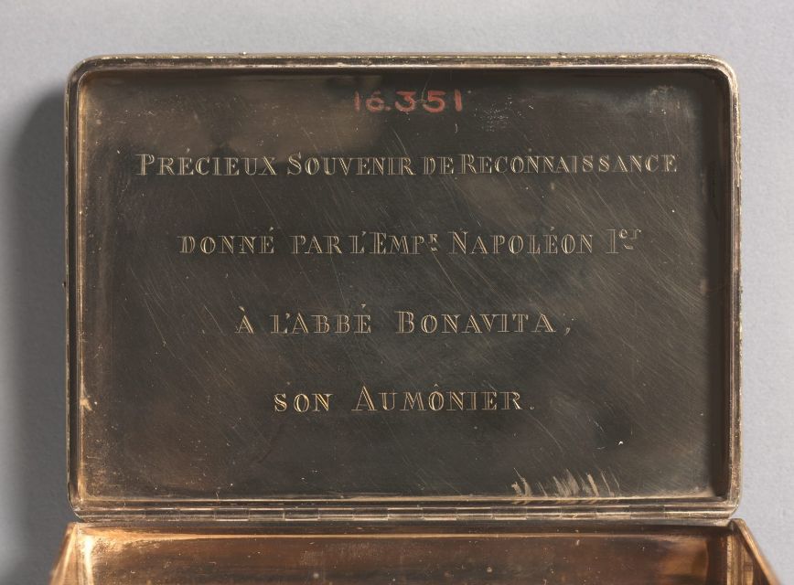 Fig. 9. Inscription on the inside of the box