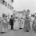 Willem van de Poll - Kotto Missies bij de bijeenkomst op het Gouvernementsplein in Paramaribo Bestanddeelnr 252-4412 - Surinam 1955 - Via WikiCommons