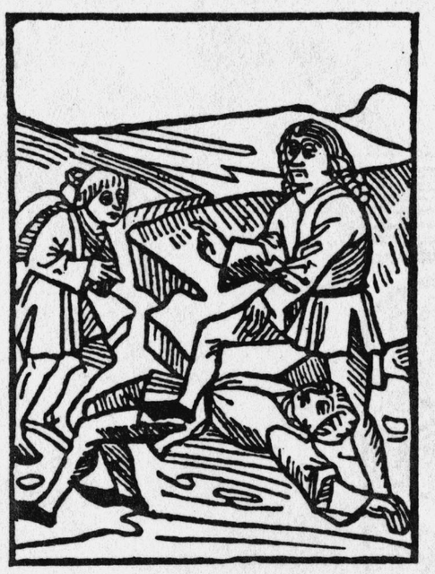 Fig: Anonymous Artists. (1490). [Ciacco Tricks Biondello](https://library-artstor-org.ezproxy.leidenuniv.nl/asset/BARTSCH_5160018)