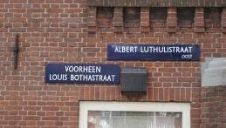 Fig. 1. The Louis Bothastraat in Amsterdam was renamed in the ‘80s to Albert Luthulistraat - [Historici.nl](https://www.historici.nl/historische-straatnamen-en-onverwerkt-verleden-over-transvaal-en-de-afrikaanderbuurt/?type=bijdrage).