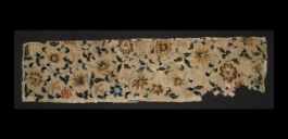 Fig. 1. Embroidered Cloth with Birds and Flowers, Tang Dynasty, ca. 9th – 10th century, Gansu, China. From the collection of the British Museum. Accession Number: MAS.857. [British Museum](https://www.britishmuseum.org/collection/object/A_MAS-857)