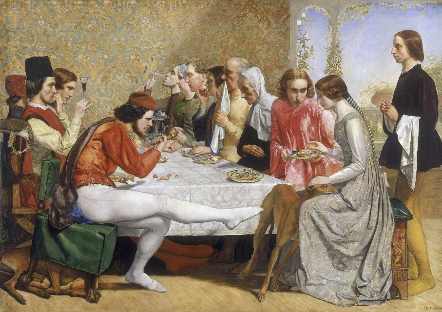 Fig 5: Isabella, 1849 - John Everett Millais - [Wikicommons](https://upload.wikimedia.org/wikipedia/commons/8/82/John_Everett_Millais_-_Isabella.jpg)