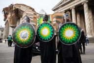 8th February 2020. Climate change protests against BP at the British Museum - Image courtesy of  Ron Fassbender 3.jpg