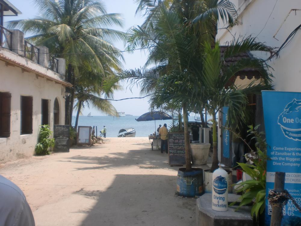 Fig. 2 - Modern view of the Stonetown harbor where Salme left in 1866 - photo Anita Keizers