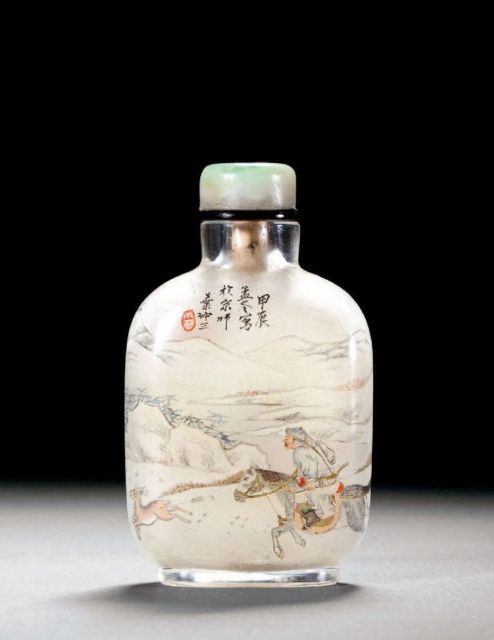 Fig. 3 A Qing snuff bottle with inner painting - [Wencang](https://www.wencang.com.cn/201906/24/250af772ecde96c9.html)