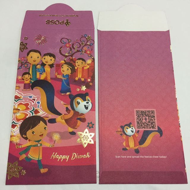 Fig. 6. Deepavali Diwali Ang Pow Red Packet Angbao - [At Caroussel](https://www.carousell.sg/p/posb-deepavali-diwali-ang-pow-red-packet-angbao-129634557/)