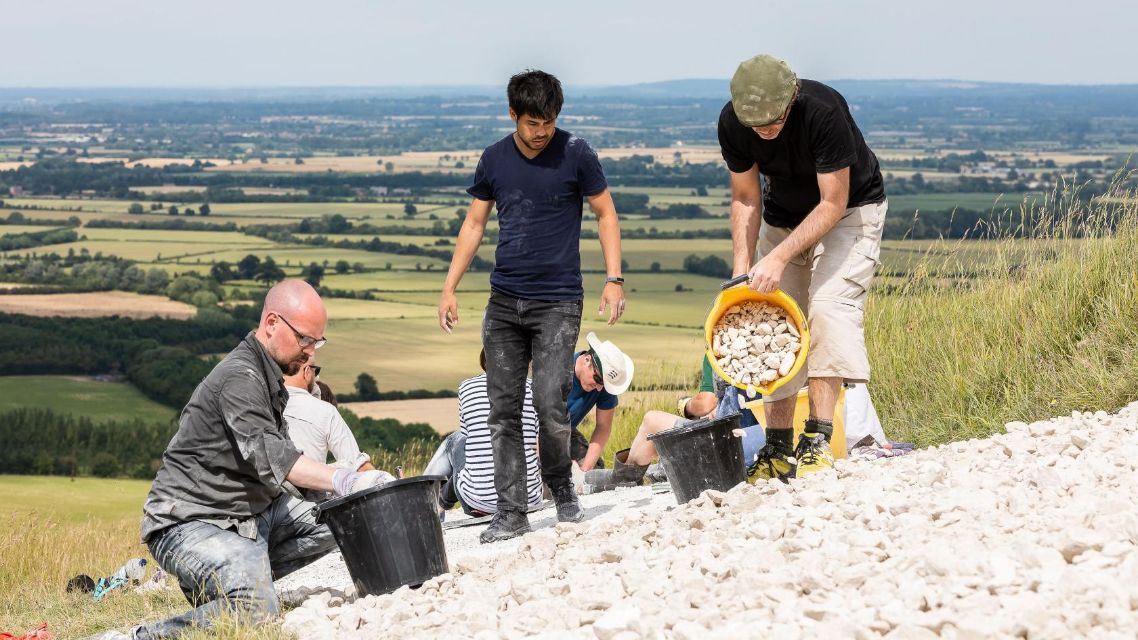 The Uffington White Horse - Peter Landers