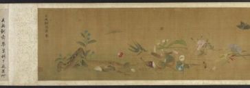 **Fig. 12.** Flowers, fruits, shells, and insects - National Museum of Asian Art - [F1909.211](https://asia.si.edu/object/F1909.211/)