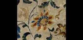 Fig. 2. Detail of an Embroidered Cloth with Birds and Flowers, Tang Dynasty, ca. 9th – 10th century, Gansu, China. From the collection of the British Museum. Accession Number: MAS.857. [British Museum](https://www.britishmuseum.org/collection/object/A_MAS-857)