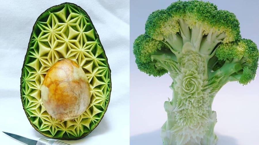 Fig: Carvings by Japanese Chef - [CNN](https://edition.cnn.com/travel/article/japanese-thai-food-carving-instagram/index.html)