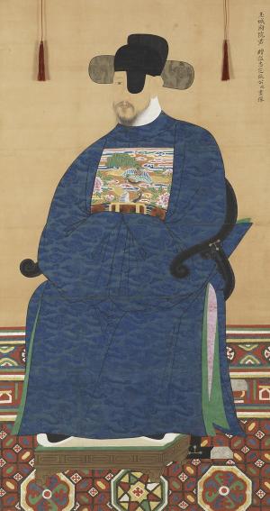 Figure 1: A portrait of Master Chang Man (1566-1629) in his official robes, 1625. Image retrieved from Encyclopedia of Korean Culture, [url](http://encykorea.aks.ac.kr/Contents/Item/E0048437).