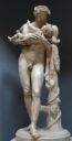 Fig 1: Silenus and the child  Dionysus, Roman copy of the original Hellenistic, Marble - [Wikimedia](https://en.wikipedia.org/wiki/Silenus#/media/File:Sileno_del_100-150_con_testa_di_et%C3%A0_flavia,_da_originali_del_primo_ellenismo_della_cerchia_di_lisisppo.JPG) 