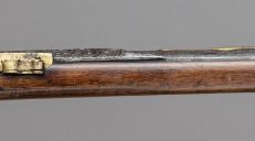 Detail of the gap between the barrel and the decorated steel sheet - Matchlock Gun of Horio Yoshiharu - The Metropolitan Museum of Art - 14.100.101 -1.jpg