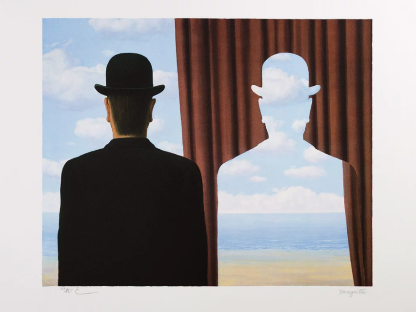 “Decalcomania” - Rene Magritte - 1966 - [Magritte Gallery](https://www.magrittegallery.com/product-page/decalcomanie-decalcomania)
