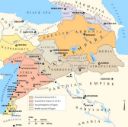 Fig 1. Map of Greater Armenia: [Wikimedia](https://commons.wikimedia.org/wiki/File:Maps_of_the_Armenian_Empire_of_Tigranes.gif)