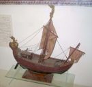 Fig 3: Model of a Roman grain ship - [Wikimedia](https://en.wikipedia.org/wiki/Cura_Annonae#/media/File:Haifa-maritime-museum-Roman-grain-ship-2c-1.jpg) 