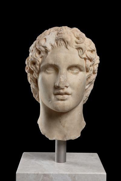 Head of a statue of Alexander the Great, circa 338 BC, Acropolis Museum, [Ακρ. 1331](https://www.theacropolismuseum.gr/en/head-statue-alexander-great)