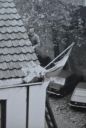 Putting the flag out! - Photo taken from the Bastiaan family archive