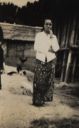 European woman in sarong and kebaja, possibly on Roti. KITLV 403828, around 1935, Leiden University Libraries collection.