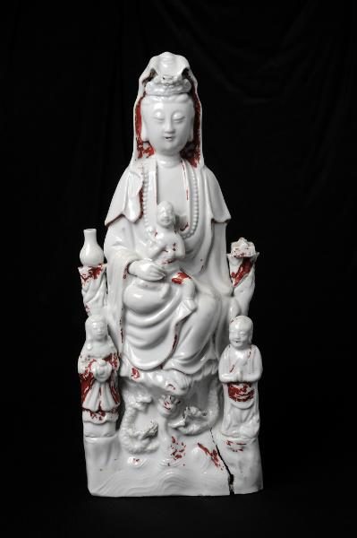 Guanyin (Kuanyin), barmhärtighetens gudinna inom buddhismen - KM 6546.jpg