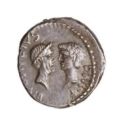 Caesar and Octavian - [NNC]( http://numismatics.org/collection/1944.100.6004) 