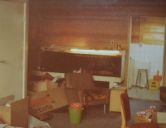 The kitchen prior to the renovation: a myriad of wood! - Photo taken from the Bastiaan family archive