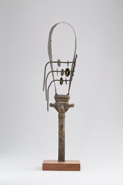 Fig. 1 -  Metal sistrum of the chantress Tapenu - Metropolitan Museum of Art - [68.44](https://www.metmuseum.org/art/collection/search/553814) 