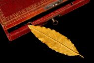 Fig. 3. Gold Laurel Leaf from Napoleon’s Crown - [diadesigns.com](https://www.dia-designs.com/golden-laurel-leaf-trimmed-napoleons-coronation-crown-sells-auction-730000/)