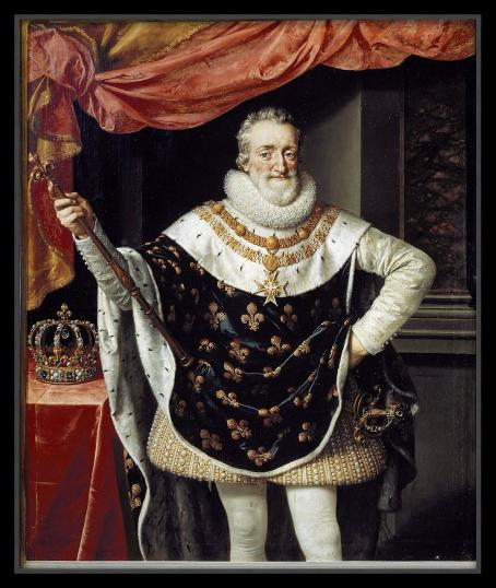 Henry IV - [Wikimedia](https://commons.wikimedia.org/wiki/File:King_Henry_IV_in_his_coronation_robes,_by_Frans_Pourbus_the_Younger.jpg) 