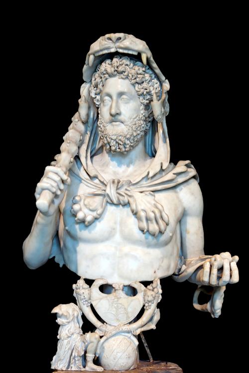 Fig. 7. Emperor Commodus, son of Faustina the Younger, dressed as [Hercules](https://commons.wikimedia.org/wiki/File:Commodus_Musei_Capitolini_MC1120.jpg)