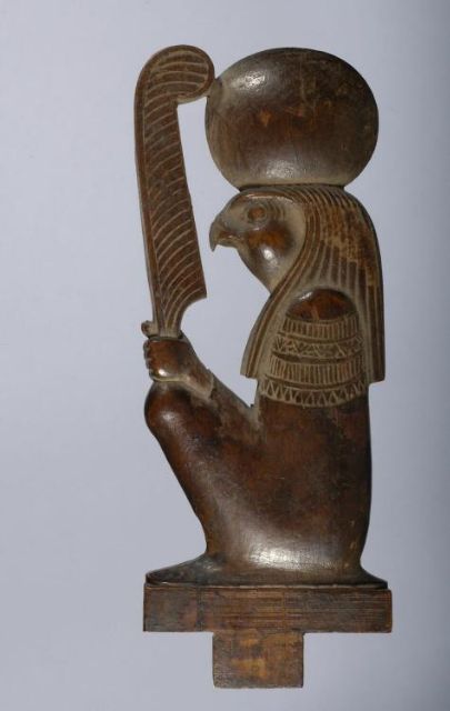 Fig. 2 – Statuette of the god Re – Louvre – [E 5799](https://collections.louvre.fr/en/ark:/53355/cl010017985) 