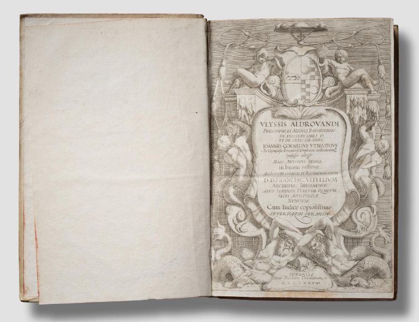 Aldrovandi, de piscibus et de cetis, 1623. [Rare Fish Books Amsterdam](http://rarefishbooks.com/) - Fotografie Cees de Jonge