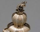 Figure 2: Detail of top of “Silver guilt Pomander”, 1580. Unmarked. England. Boston Museum of Fine Arts. https://collections.mfa.org/objects/59367