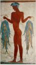 Figure 15: Fresco of a fisherman with dolphinfish from Akrotiri (ancient Thera), Minoan, ca. 1600-1500 BCE - [Wikimedia](https://commons.wikimedia.org/wiki/File:Fresco_of_a_fisherman,_Akrotiri,_Greece.jpg)