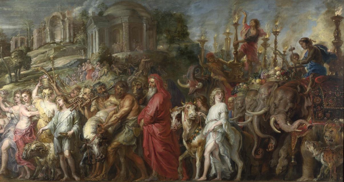 _A Roman Triumph_ by Peter Paul Rubens, c. 1630 - National Gallery - [wikicommons](https://commons.wikimedia.org/wiki/File:A_Roman_Triumph,_about_1630,_Peter_Paul_Rubens.jpg) 