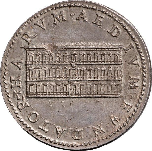 Fig. 7 - Reverse of a medal of pope Paul III (1543-1549) depicting the Palazzo Farnese  - Staatliche Münzsammlung München - [01-00403](https://www.kenom.de/objekt/record_DE-MUS-099114_kenom_196802/1/) 