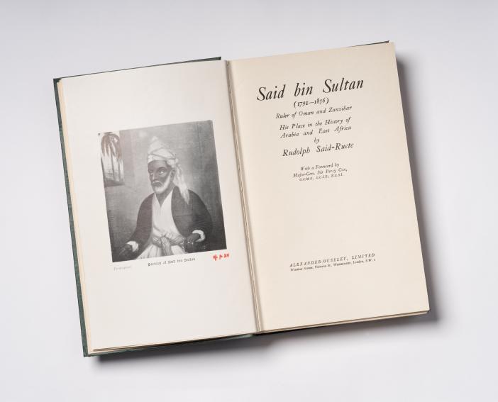 Fig. 2 - Titelpagina van Rudolph Said-Ruete / Said Ben Sultan - foto Cees de Jonge