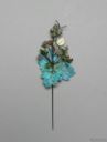 Floral hairpin with kingfisher feather and a pearl, Qing dynasty - National Palace Museum  - 故-雜-008587-N000000000.jpg