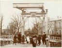 Fig. 1. Photo by W. de Jong of the Morsbrug with the military hospital behind it, dated around 1890. Source: Erfgoed Leiden en Omstreken [PV_PV103151](https://www.erfgoedleiden.nl/collecties/beeldmateriaal/zoeken-in-beeldmateriaal/detail/c4655b4e-26bc-11e3-917f-3cd92befe4f8/media/0624b0d0-ad11-c38d-ac41-9e13d2b54636)