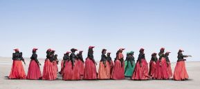 Group of Herero women in uniform dresses - Hereros - [Jim Naughten](https://jimnaughten.com/hereros)