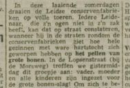 Fig. 1. Detail in newspaper article from the Leidse Courant from 2nd of July 1952 [Leidencourant.nu](https://leiden.courant.nu/issue/LLC/1952-07-02/edition/0/page/3)