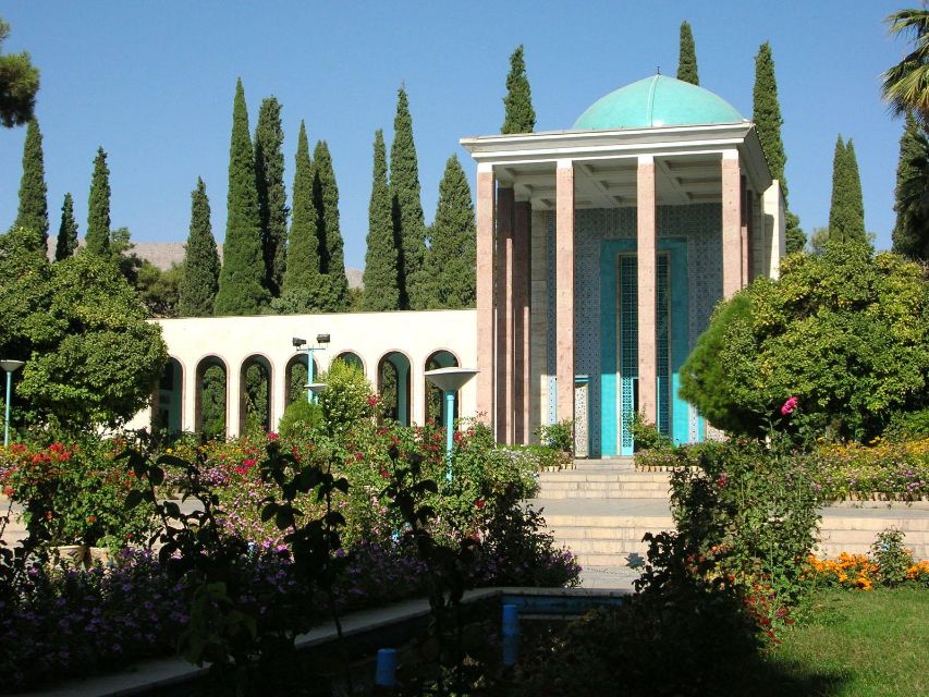 Saadi's mausoleum in Shiraz - [Wikimedia](https://commons.wikimedia.org/wiki/File:Saadi_Tomb.jpg)