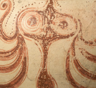 Figure 13: Close-up of Octopus Stirrup Jar M-2 - University of Philadelphia Museum of Archaeology and Anthropology - [30-44-2](https://www.penn.museum/collections/object/309377). 